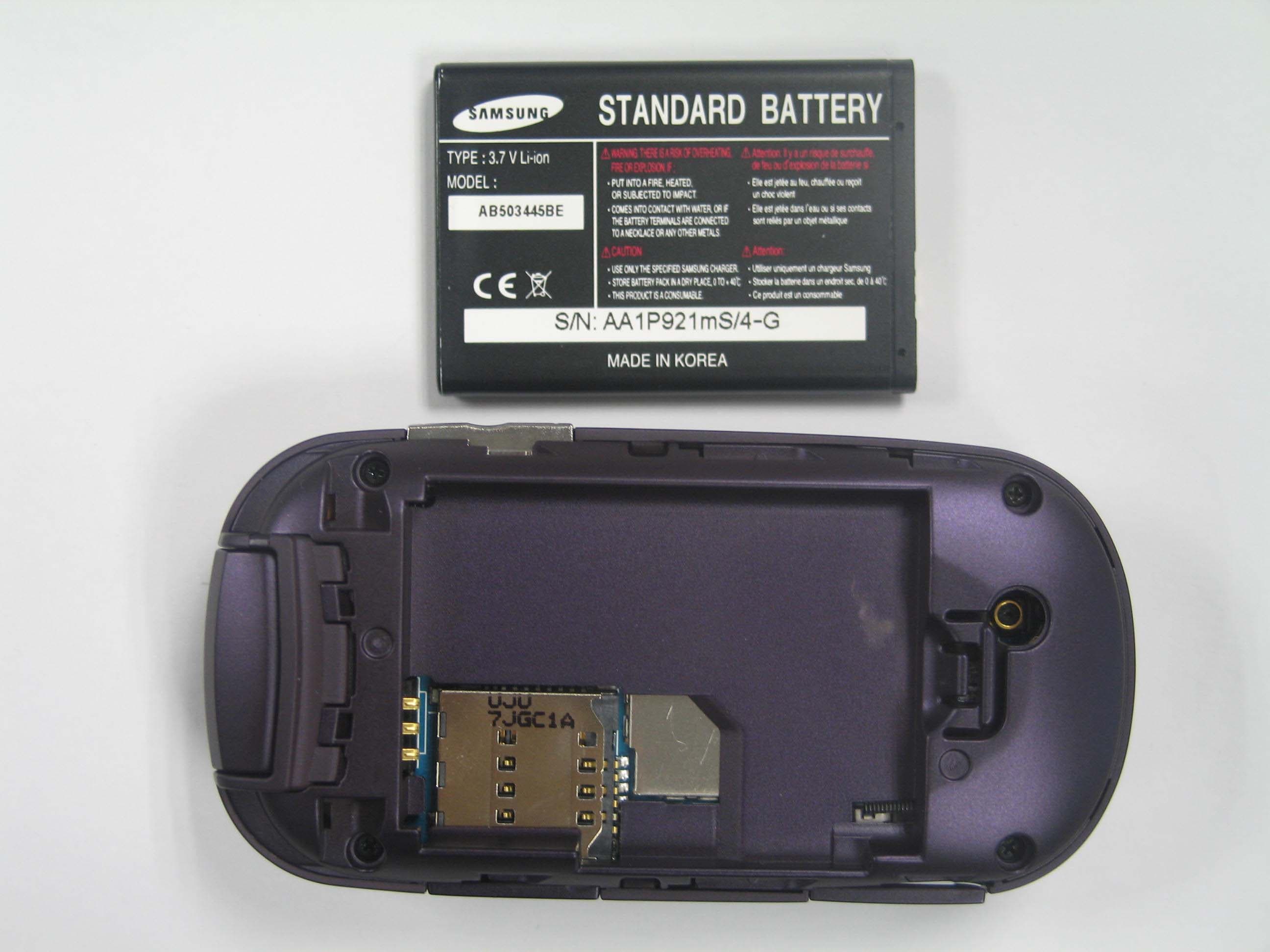 PCS GSM/EDGE Phone with Bluetooth - FCC ID A3LSGHL320 - Samsung Electronics Co Ltd