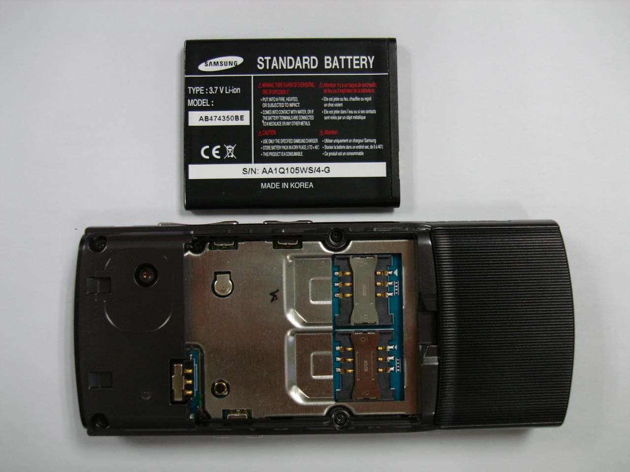 PCS GSM/EDGE Phone with Bluetooth - FCC ID A3LSGHP240 - Samsung Electronics Co Ltd (1)