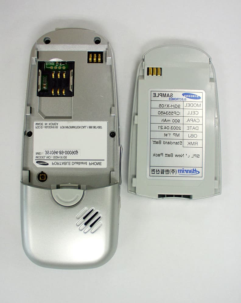 Single-Band PCS GSM Phone - FCC ID A3LSGHX105 - Samsung Electronics Co Ltd (2)
