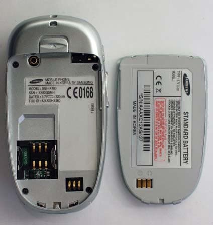 Single-Band PCS GSM Phone - FCC ID A3LSGHX480 - Samsung Electronics Co Ltd (1)