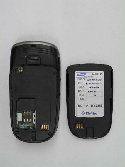 Single-Band PCS GSM Phone - FCC ID A3LSGHX660 - Samsung Electronics Co Ltd (2)