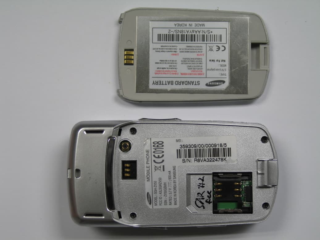 Single-Band PCS GSM/ EDGE Phone with Bluetooth - FCC ID A3LSGHZV50 - Samsung Electronics Co Ltd (1)