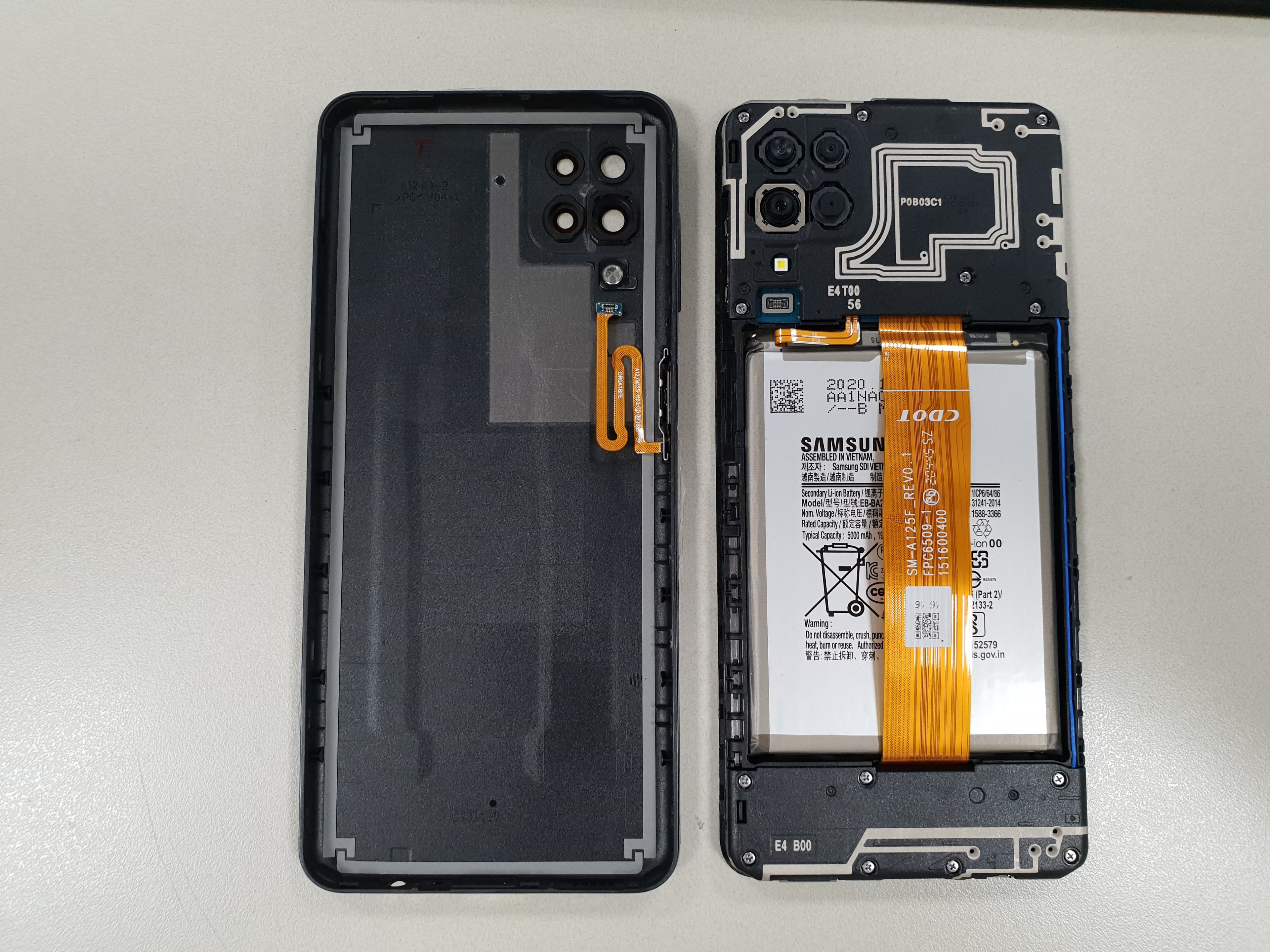 Mobile Phone - FCC ID A3LSMA125F - Samsung Electronics Co Ltd