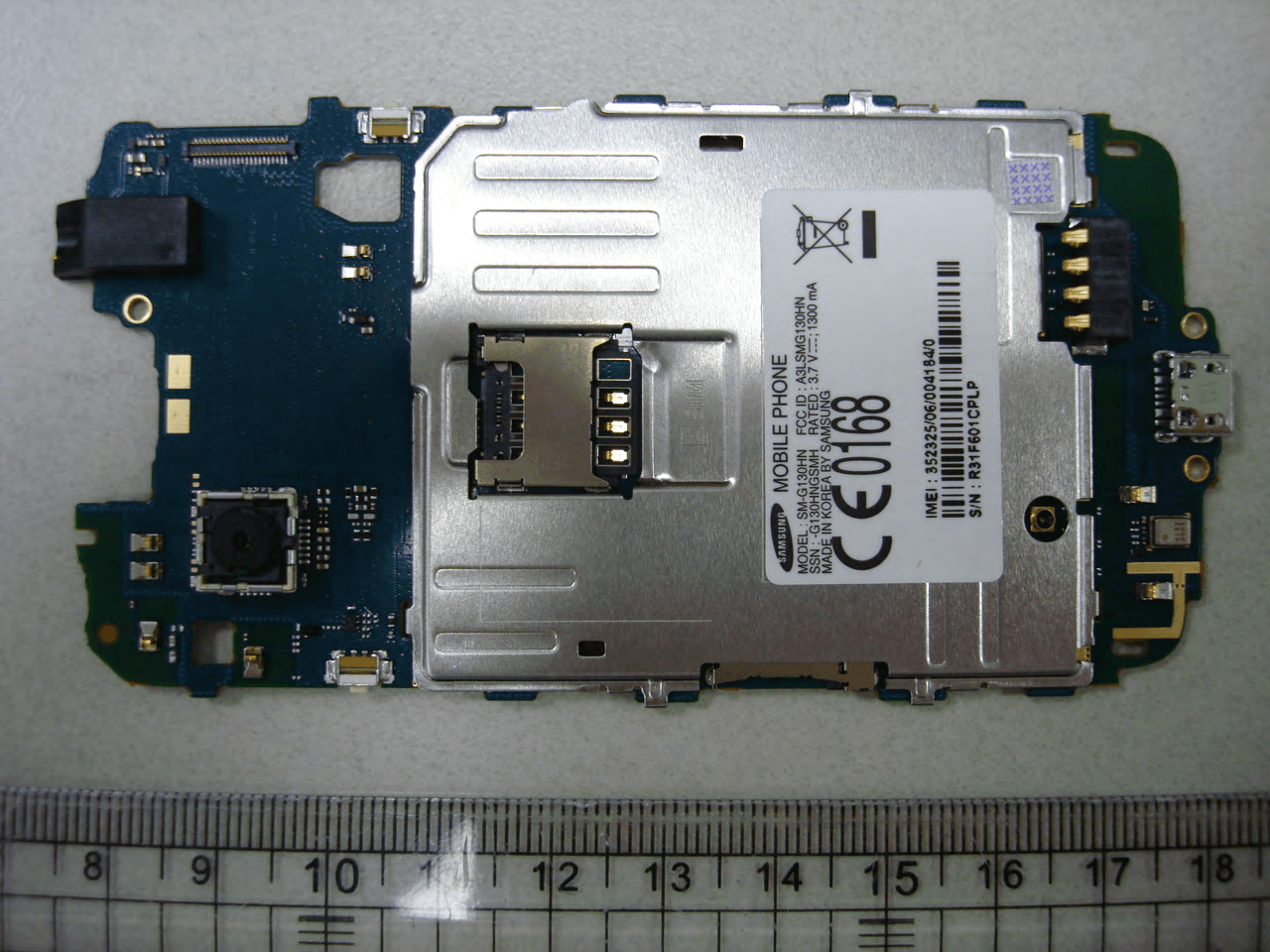 GSM/WCDMA Phone + Bluetooth, WLAN 2.4GHz b/g/n & NFC - FCC ID A3LSMG130HN - Samsung Electronics Co Ltd (2)