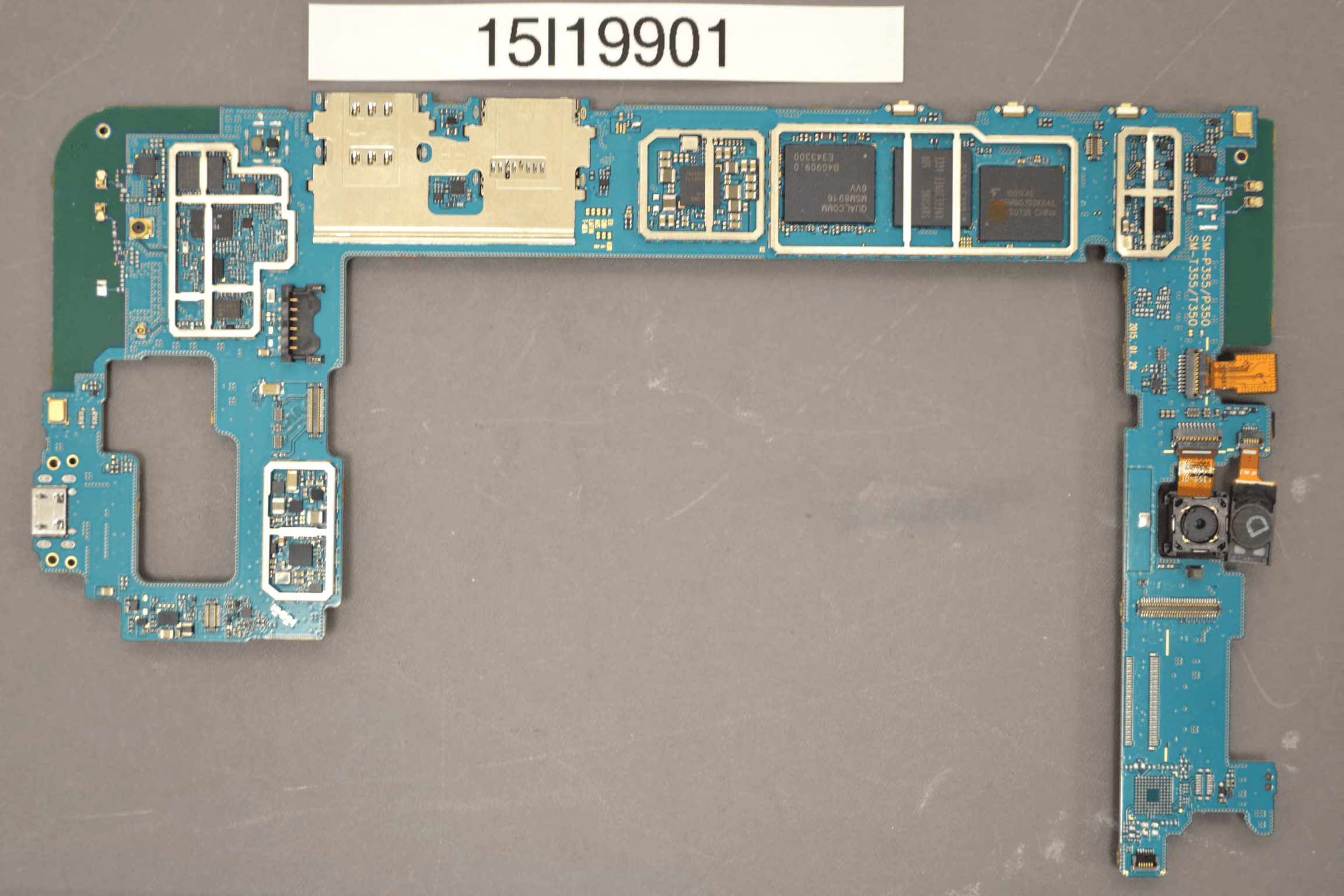 GSM/WCDMA/LTE Tablet with Bluetooth, DTS/UNII a/b/g/n and ANT+ - FCC ID A3LSMT355 - Samsung Electronics Co Ltd (4)