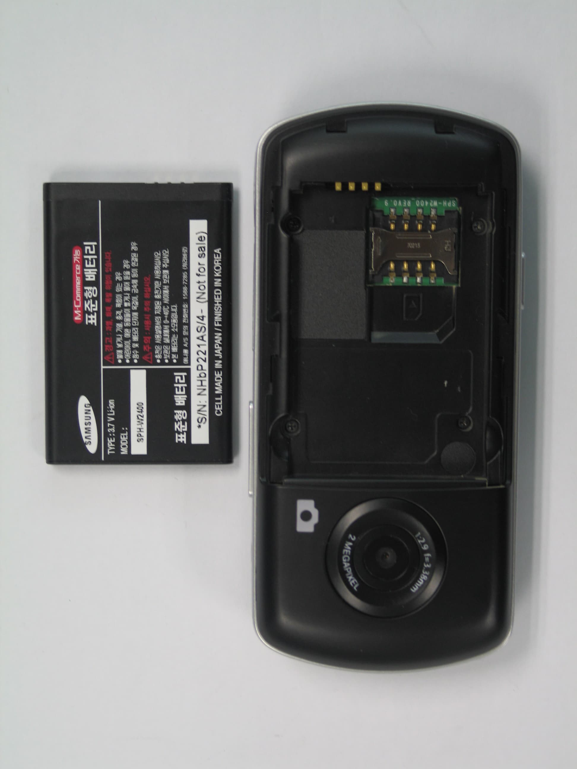PCS GSM Phone with Bluetooth - FCC ID A3LSPHW2400 - Samsung Electronics Co Ltd (1)