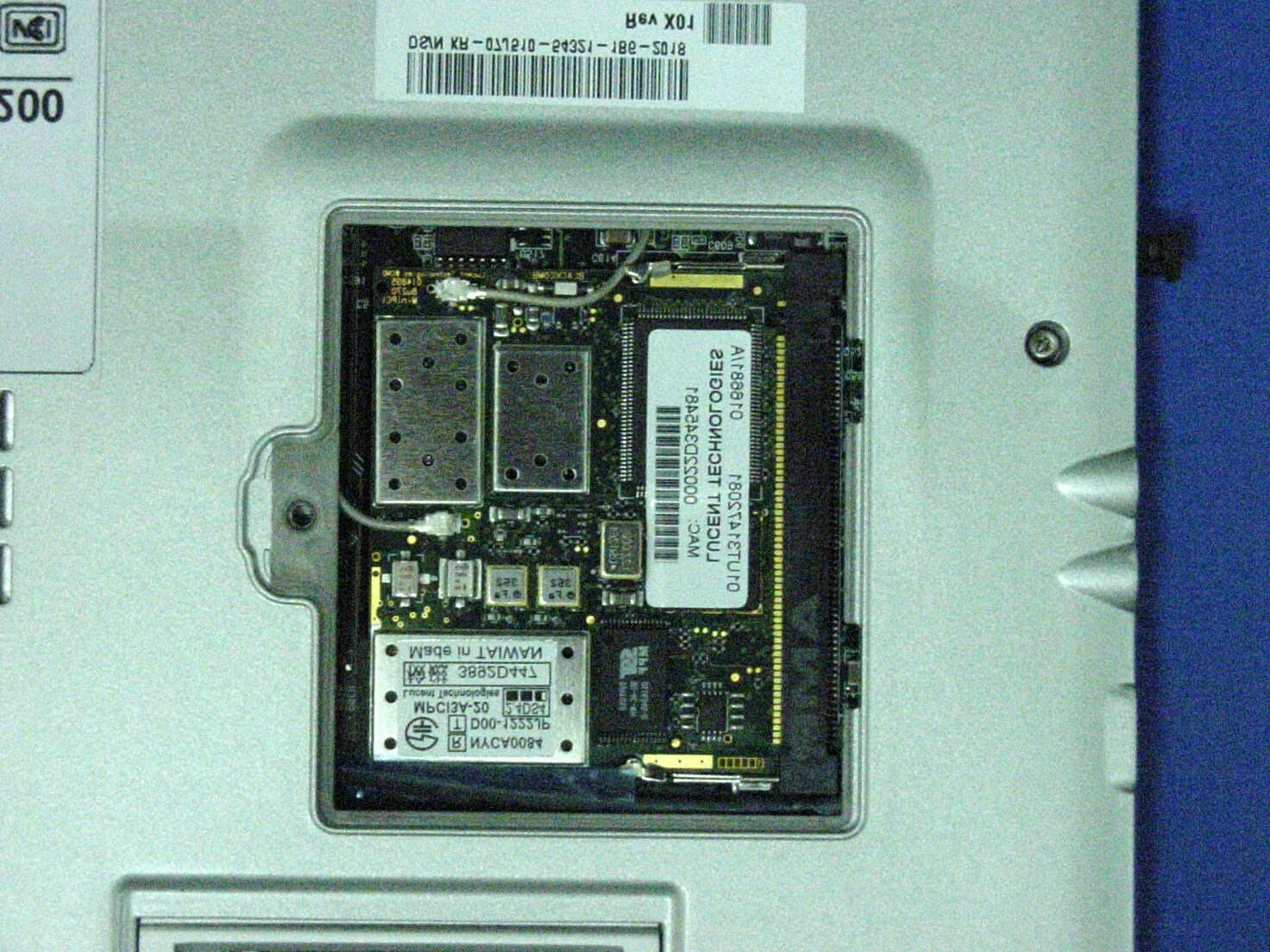 Mini PCI Card in Personal Computer - FCC ID A3LSQ10WL - Samsung Electronics Co Ltd (1)