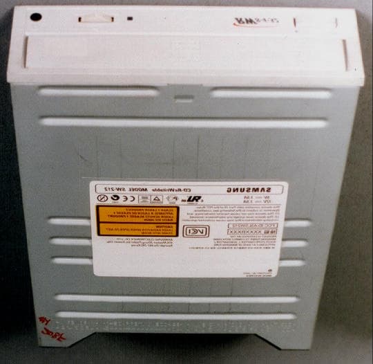 CD-RW DRIVE - FCC ID A3LSW212 - Samsung Electronics Co Ltd