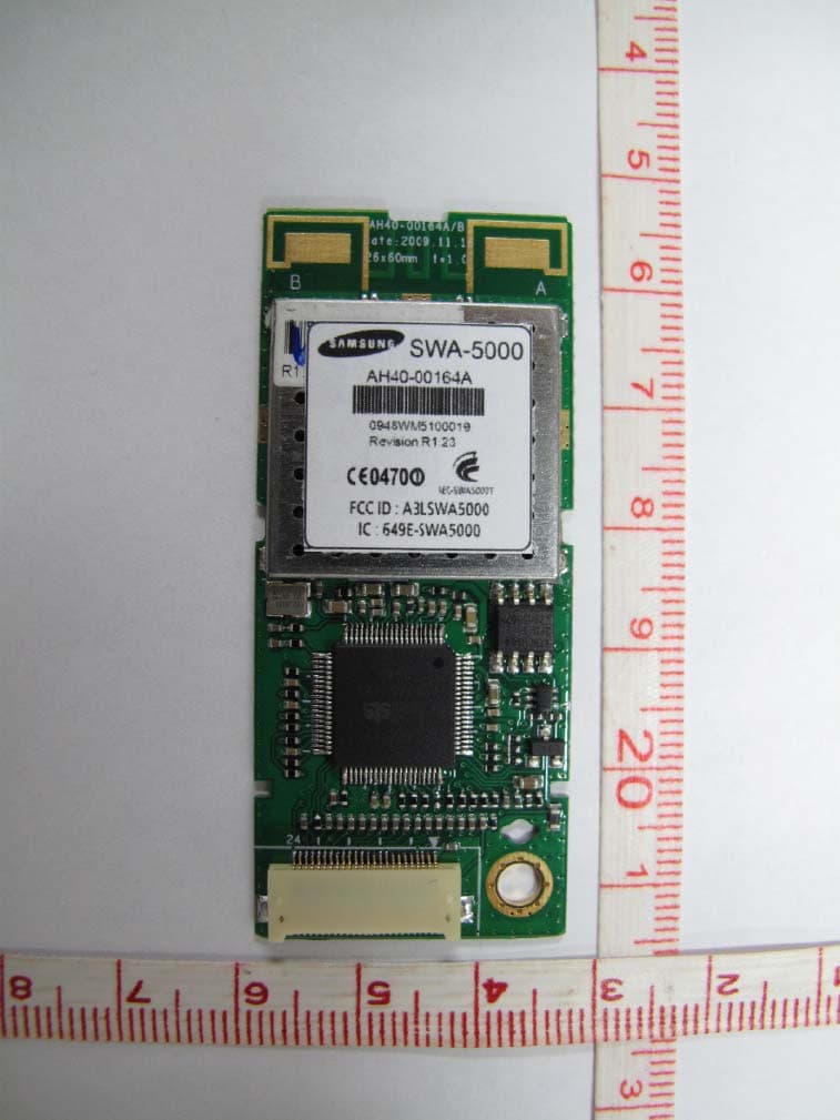 Wireless Transmitter Module - FCC ID A3LSWA5000 - Samsung Electronics Co Ltd