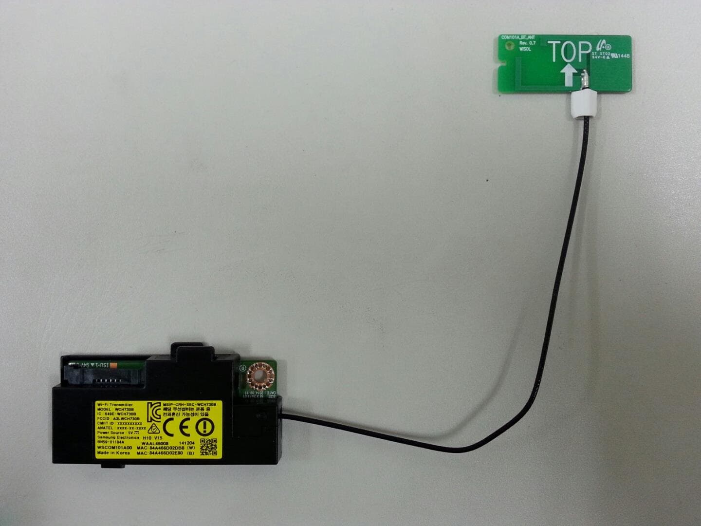 WiFi Transmitter - FCC ID A3LWCH730B - Samsung Electronics Co Ltd (2)