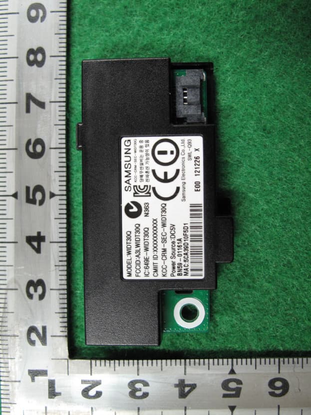 WiFi Module - FCC ID A3LWIDT30Q - Samsung Electronics Co Ltd