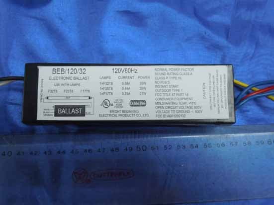 PART 18 SUBPART C RF LIGHTING DEVICES--Fluorescent Lamp Ballast - FCC ID A6H1202132 - Bright Beginning Electrical Products Co., Ltd. (2)