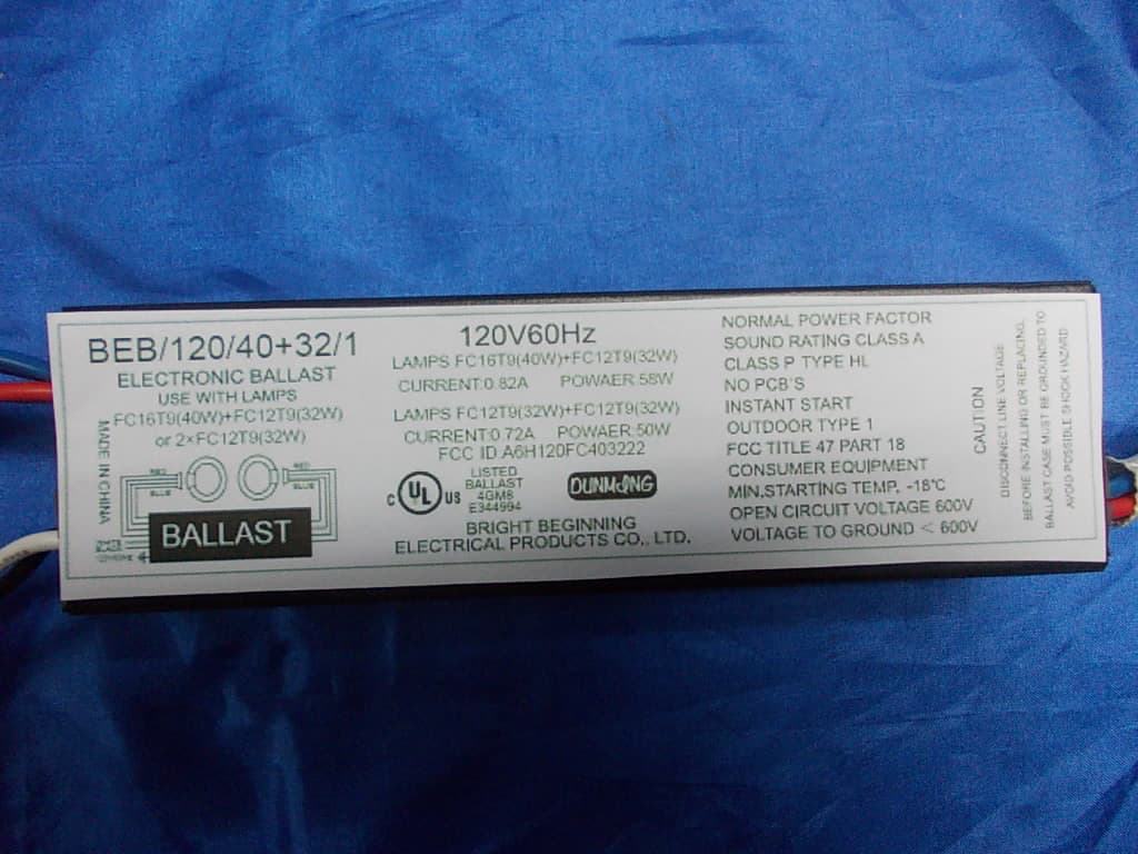 PART 18 SUBPART C RF LIGHTING DEVICES--Fluorescent Lamp Ballast - FCC ID A6H120FC403222 - Bright Beginning Electrical Products Co., Ltd. (5)