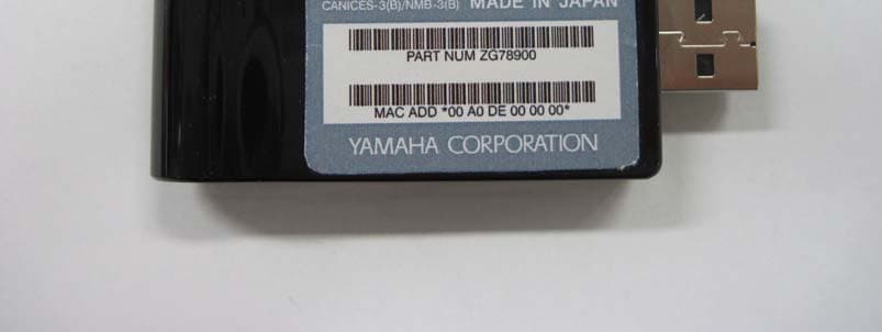 USB WIRELESS LAN ADAPTOR - FCC ID A6RUDWL01 - Yamaha Corporation (2)