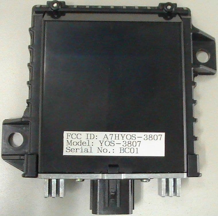 Short Range Radar - FCC ID A7HYOS-3807 - YOKOWO CO.,LTD.