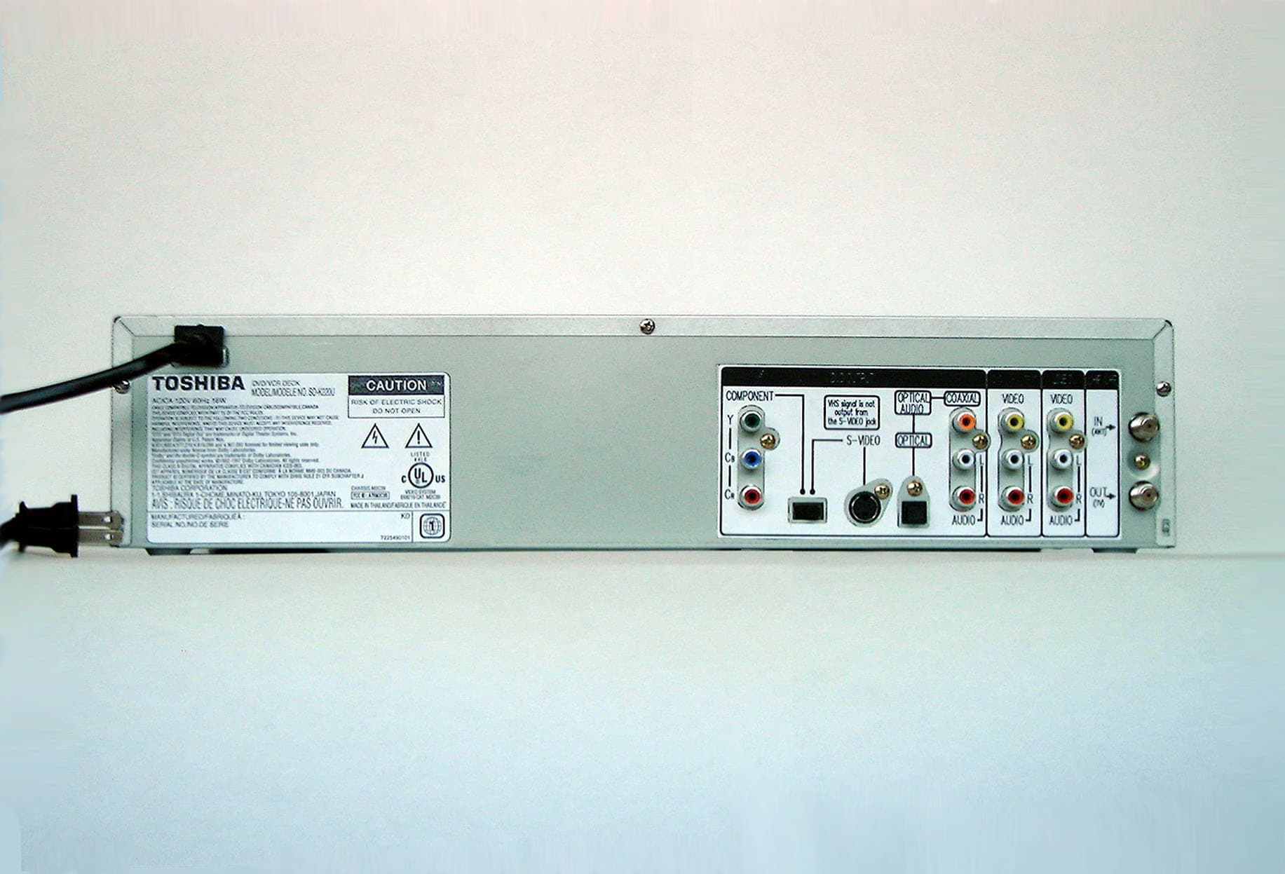 DVD VIDEO PLAYER & VIDEO CASSETTE RECORDER - FCC ID A7RM2C3B - ORION ELECTRIC CO., LTD.