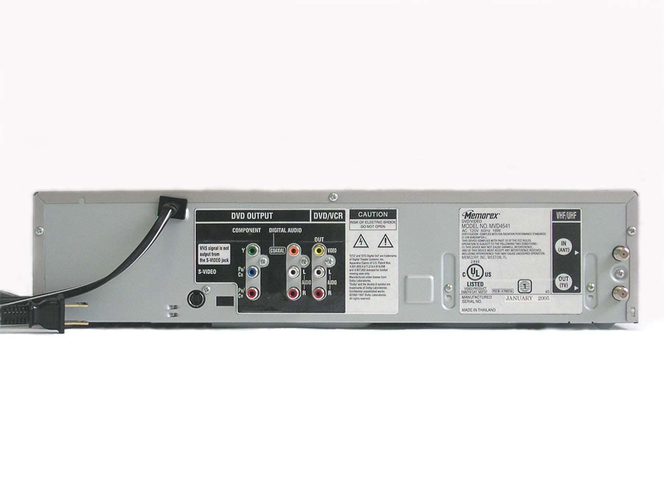 VCR/DVD TV Interface Device - FCC ID A7RM2F3A - ORION ELECTRIC CO., LTD.