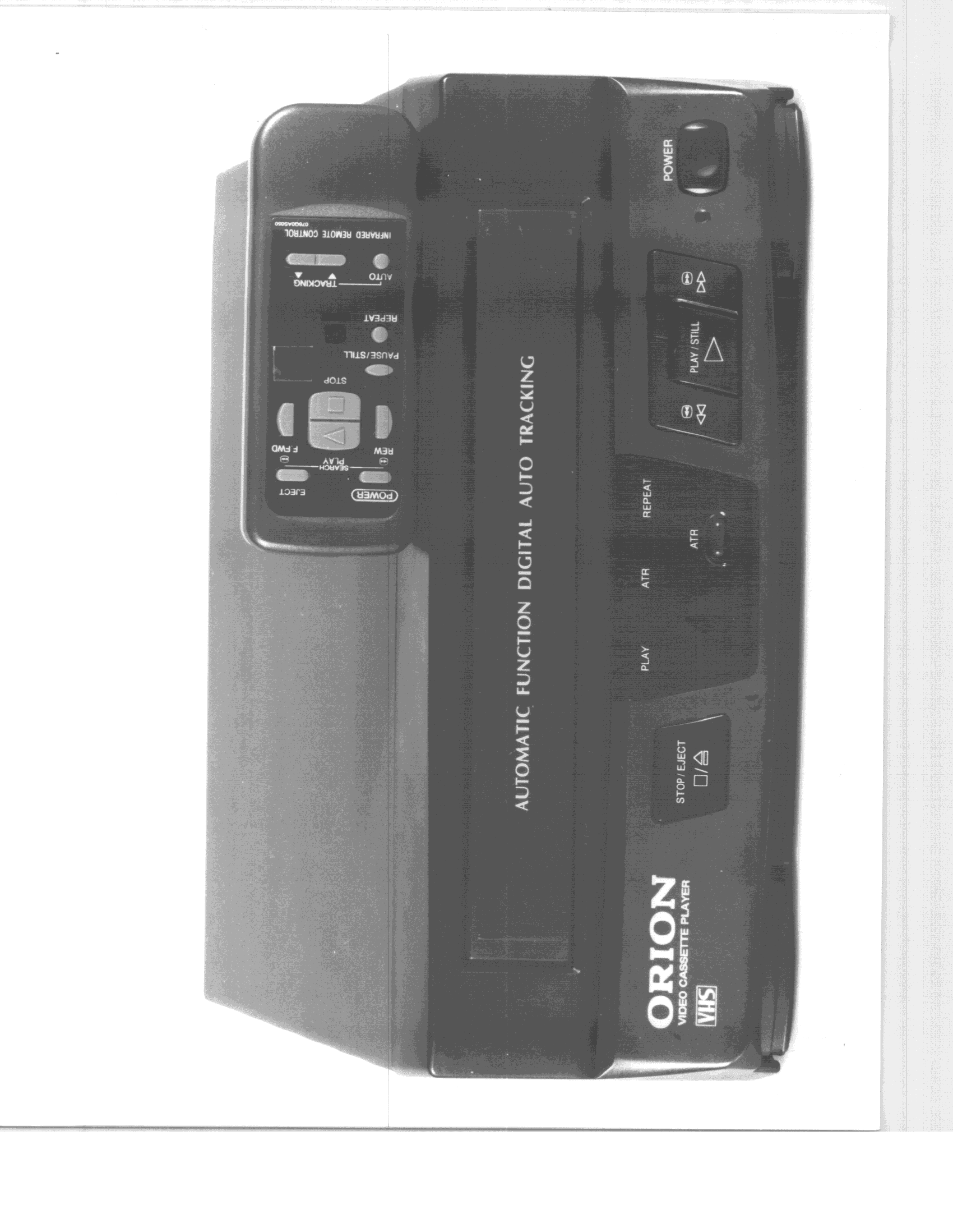Video Cassette Player - FCC ID A7RM4C6A - ORION ELECTRIC CO., LTD. (2)