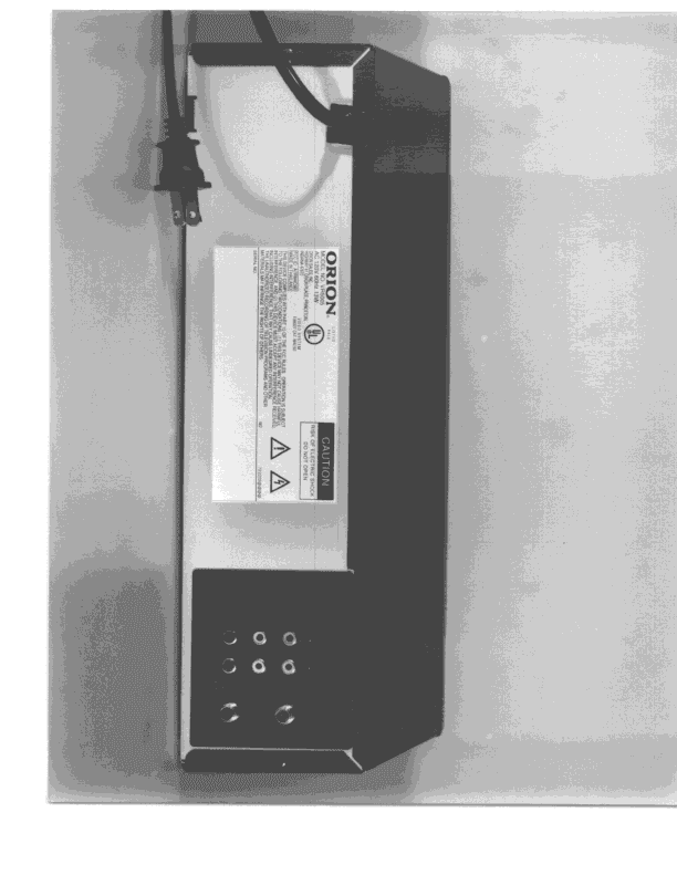 Video Cassette Recorder - FCC ID A7RM4C9B - ORION ELECTRIC CO., LTD.