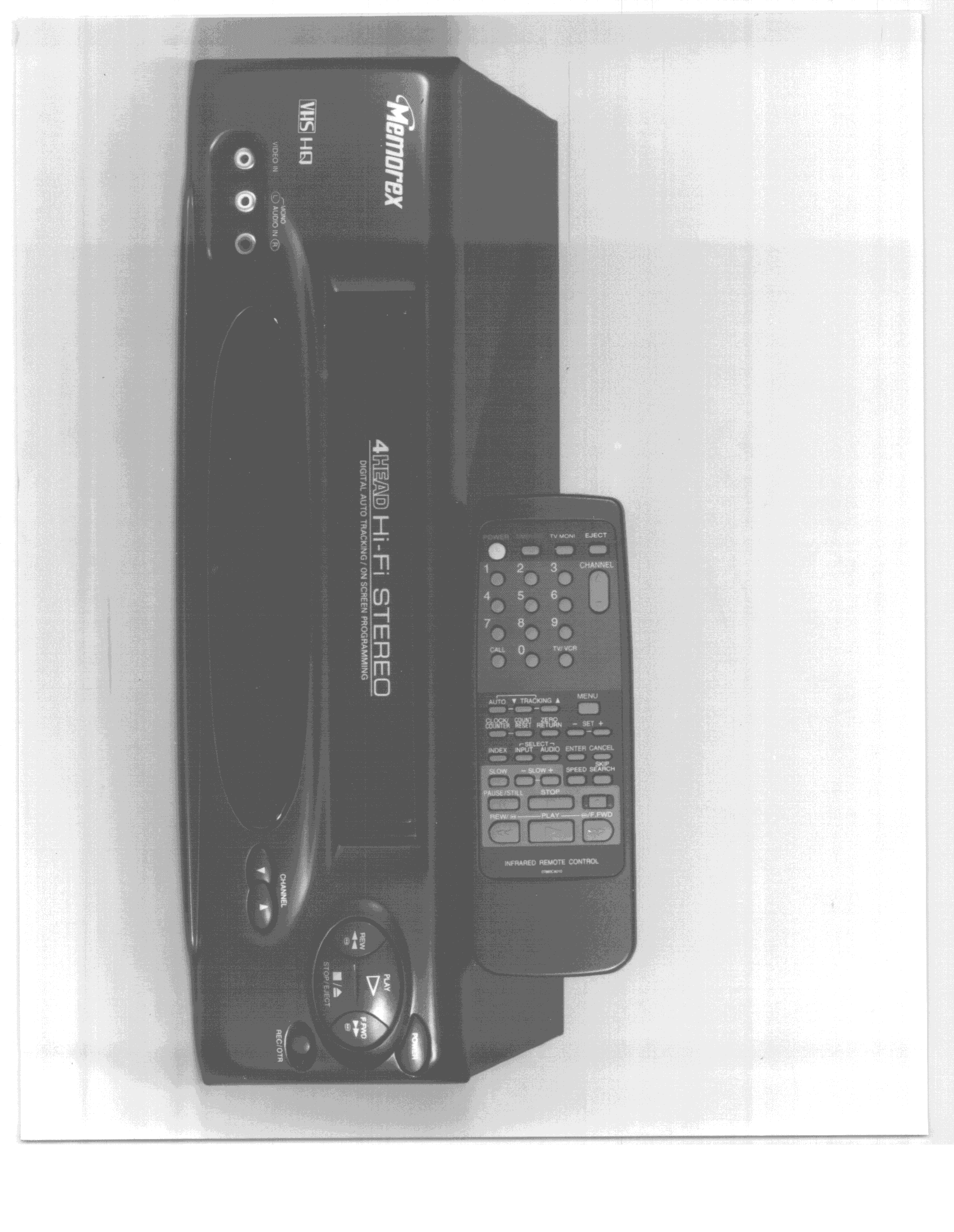 VCR - FCC ID A7RM4C9D - ORION ELECTRIC CO., LTD.