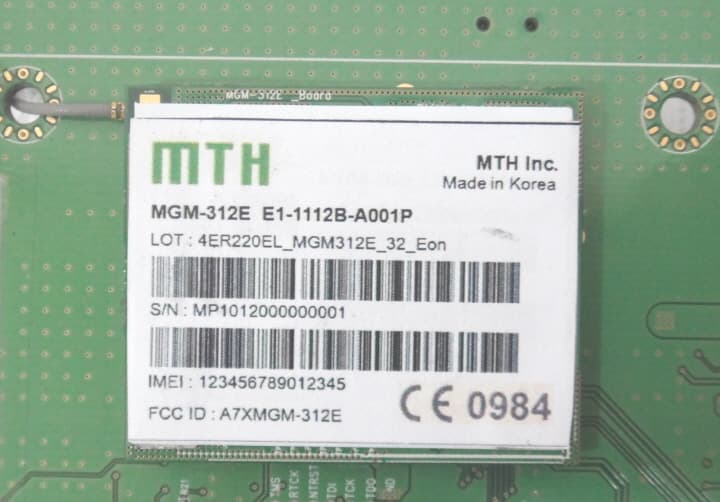 GSM/GPRS/EDGE module - FCC ID A7XMGM-312E - MTH Inc.
