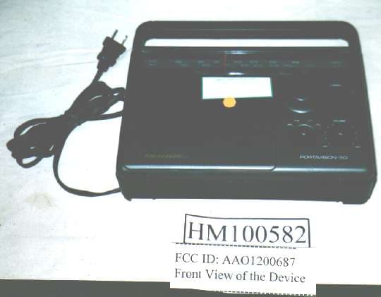 Portable  Radio - FCC ID AAO1200687 - RadioShack Corporation