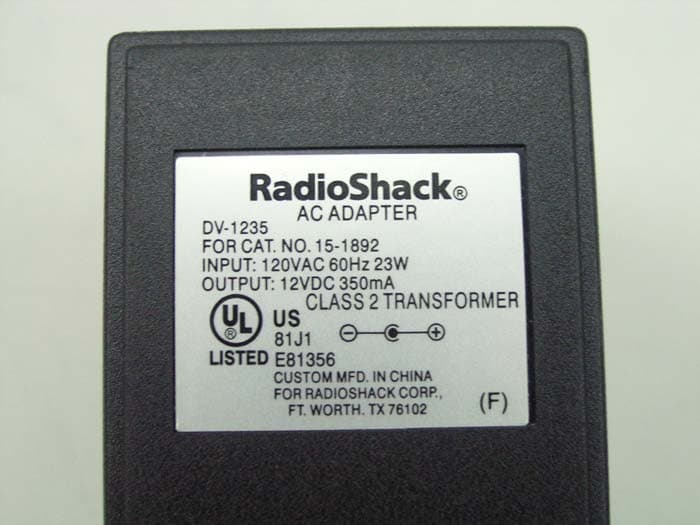 RF Remote Control Receiver - FCC ID AAO1501892R - RadioShack Corporation