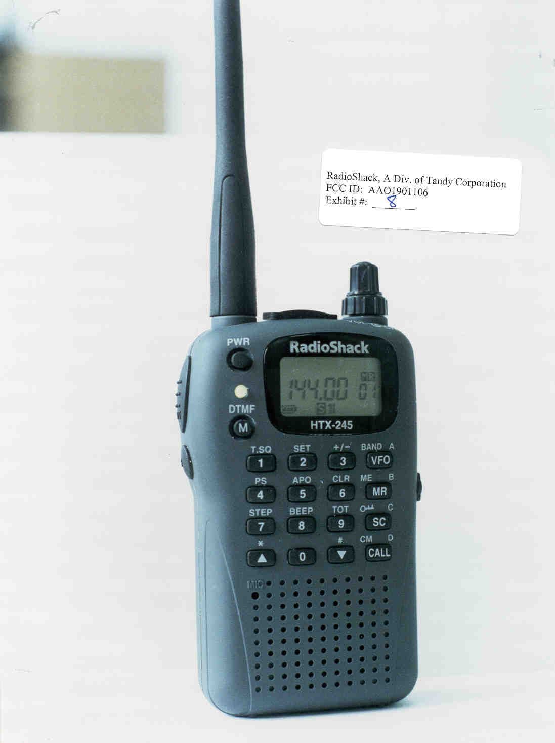 Receiver portion of an Amateur Transceiver - FCC ID AAO1901106 - RadioShack Corporation
