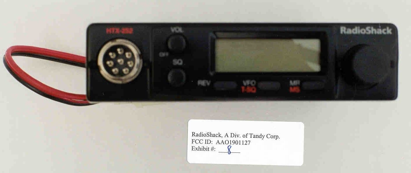 Amateur Transceiver-Scanning Receiver - FCC ID AAO1901127 - RadioShack Corporation