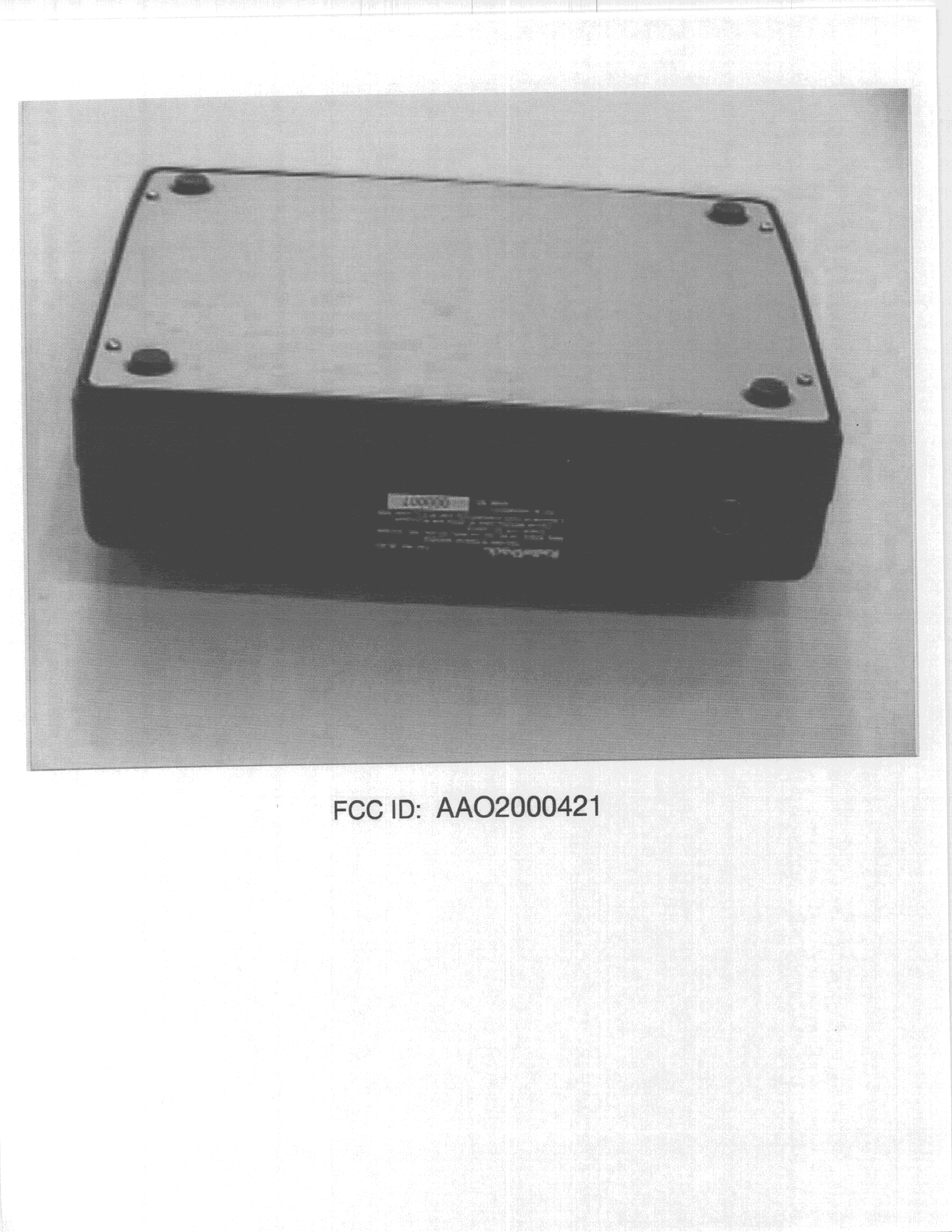 CSR - Scanning Receiver - FCC ID AAO2000421 - RadioShack Corporation (2)