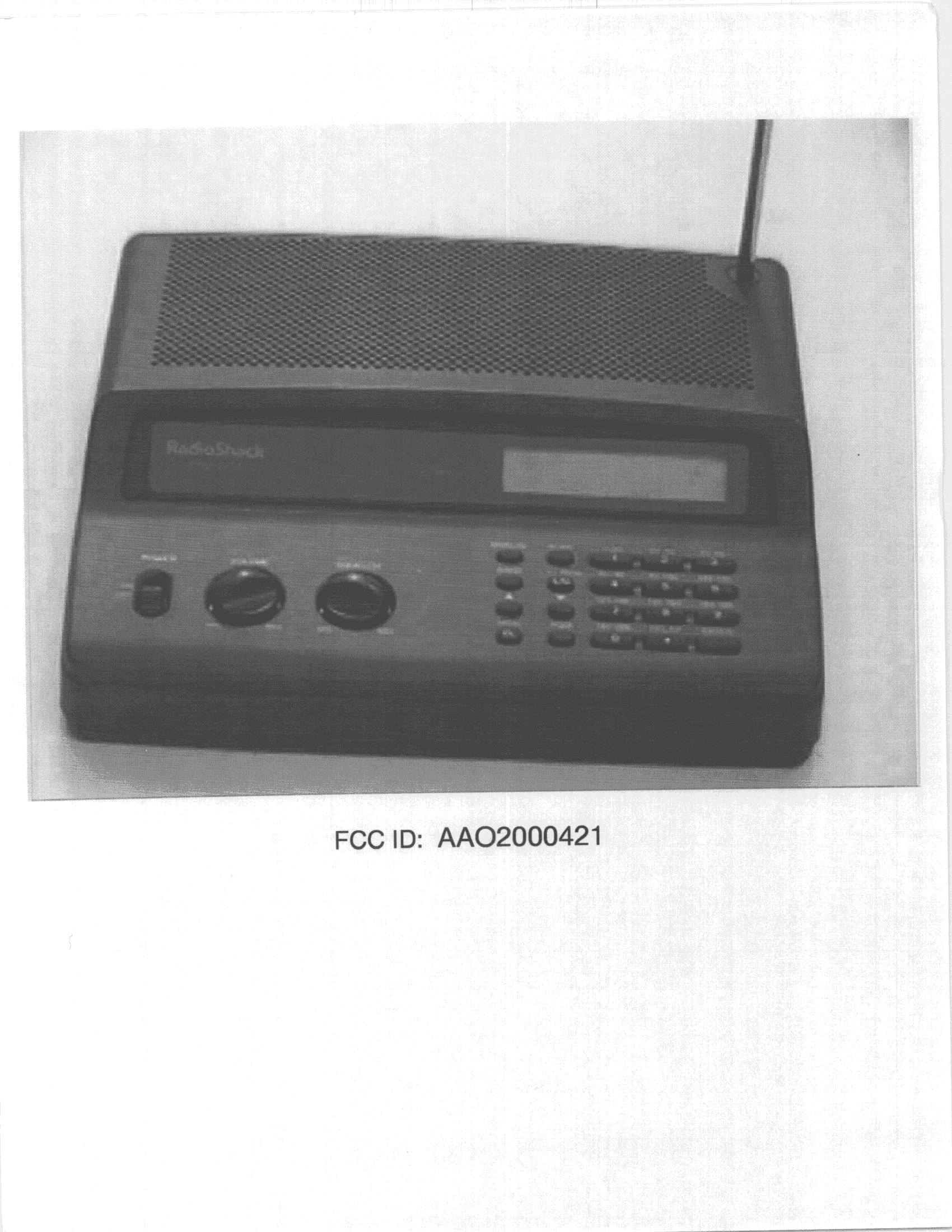 CSR - Scanning Receiver - FCC ID AAO2000421 - RadioShack Corporation (4)