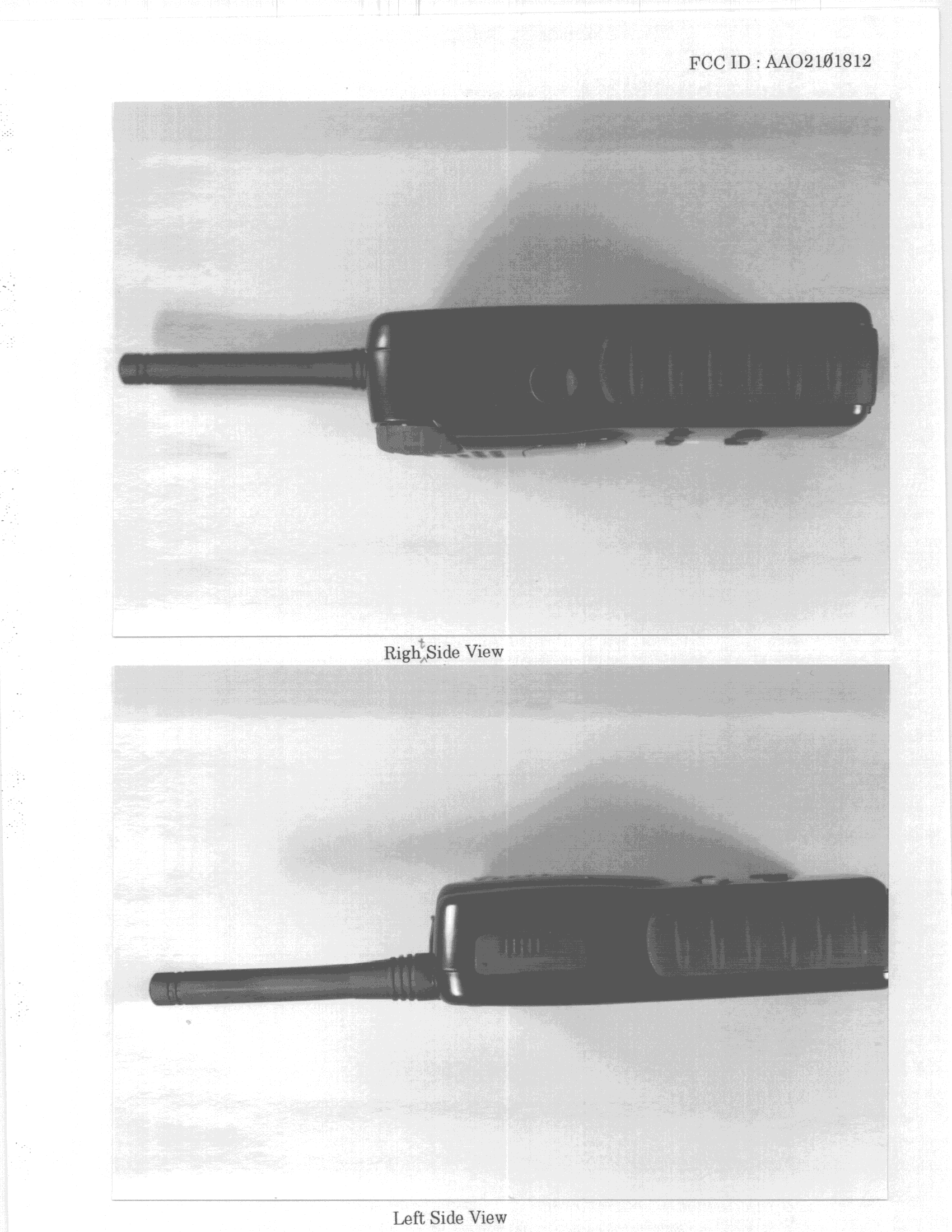 FRF - Part 95 Family Radio Face Held Transmitter - FCC ID AAO2101812 - RadioShack Corporation