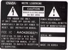 RF Light - FCC ID AAO4203071 - RadioShack Corporation (1)