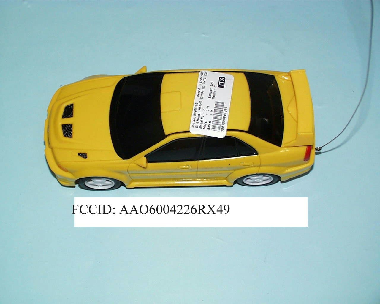 Twin Racer - FCC ID AAO6004226RX49 - RadioShack Corporation