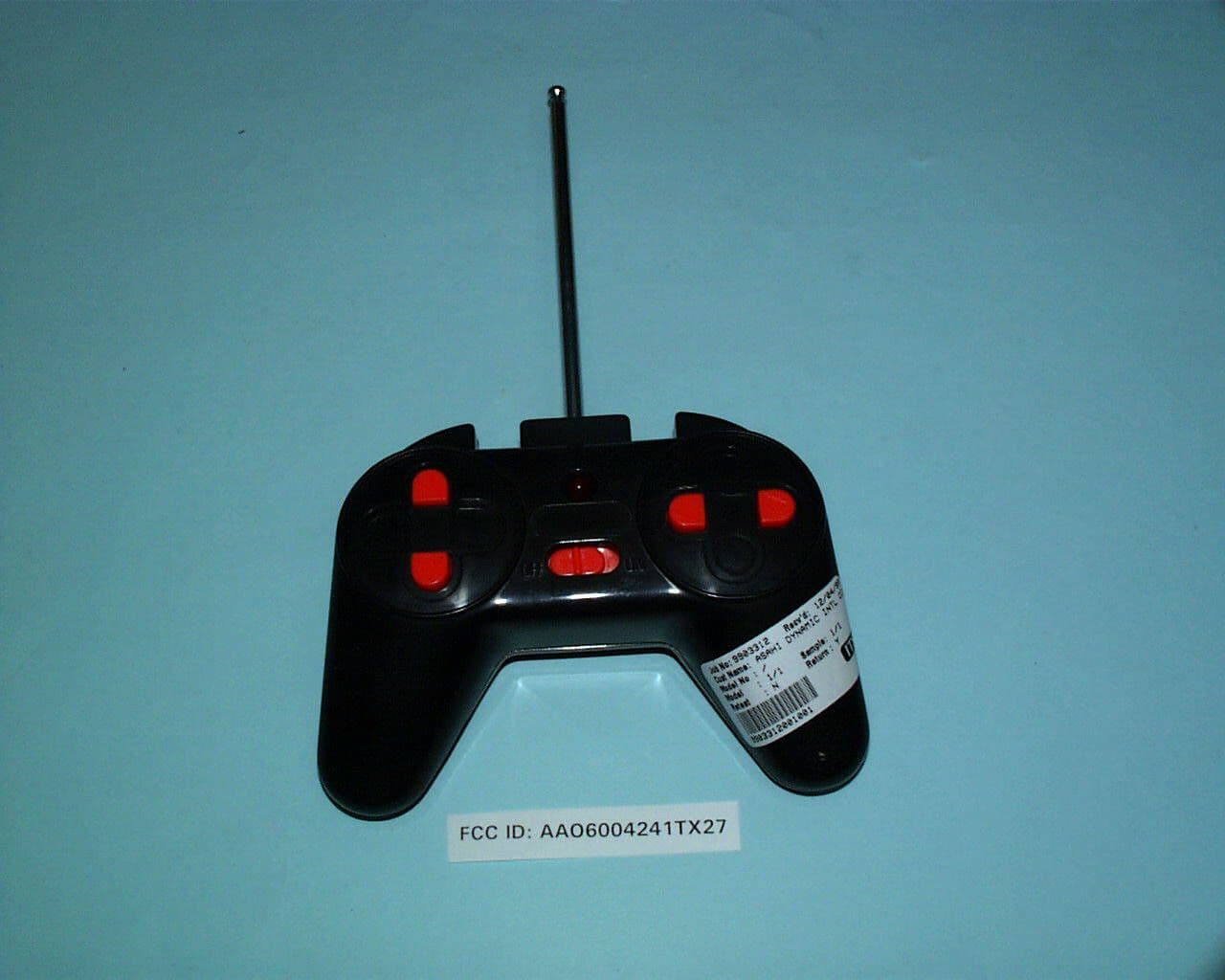 DXX - Part 15 Low Power Communication Device Transmitter - FCC ID AAO6004241TX27 - RadioShack Corporation