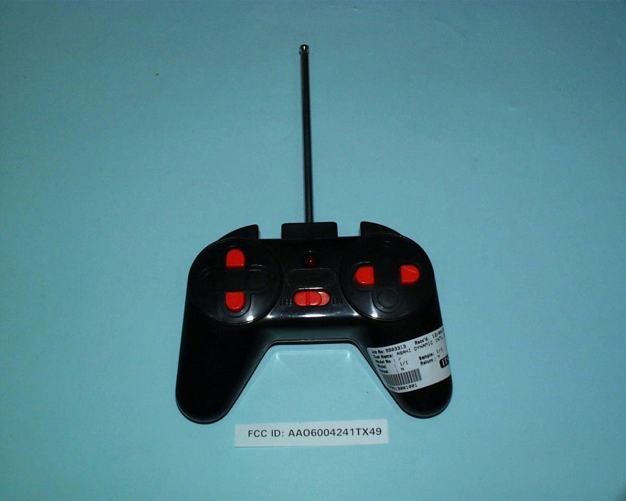 DXX - Part 15 Low Power Communication Device Transmitter - FCC ID AAO6004241TX49 - RadioShack Corporation