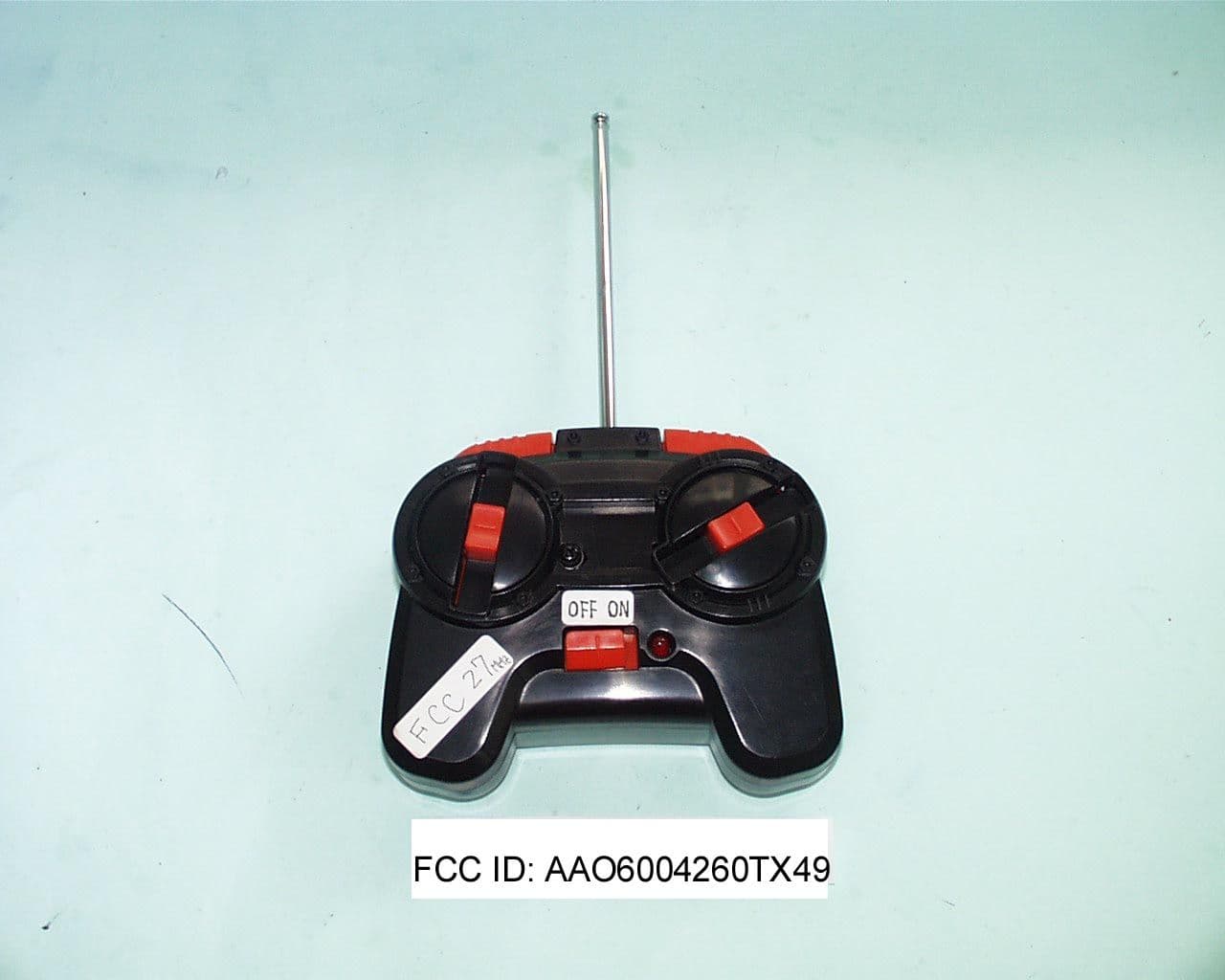 Remote Controlled Toy Car - FCC ID AAO6004260TX49 - RadioShack Corporation