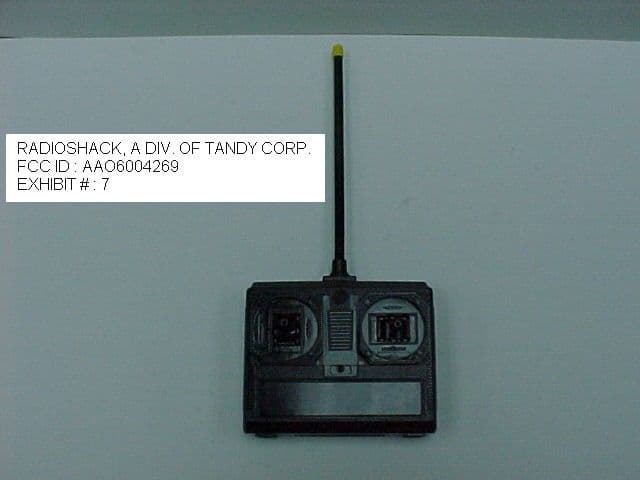 27 MHz remote control transmitter - FCC ID AAO6004269 - RadioShack Corporation