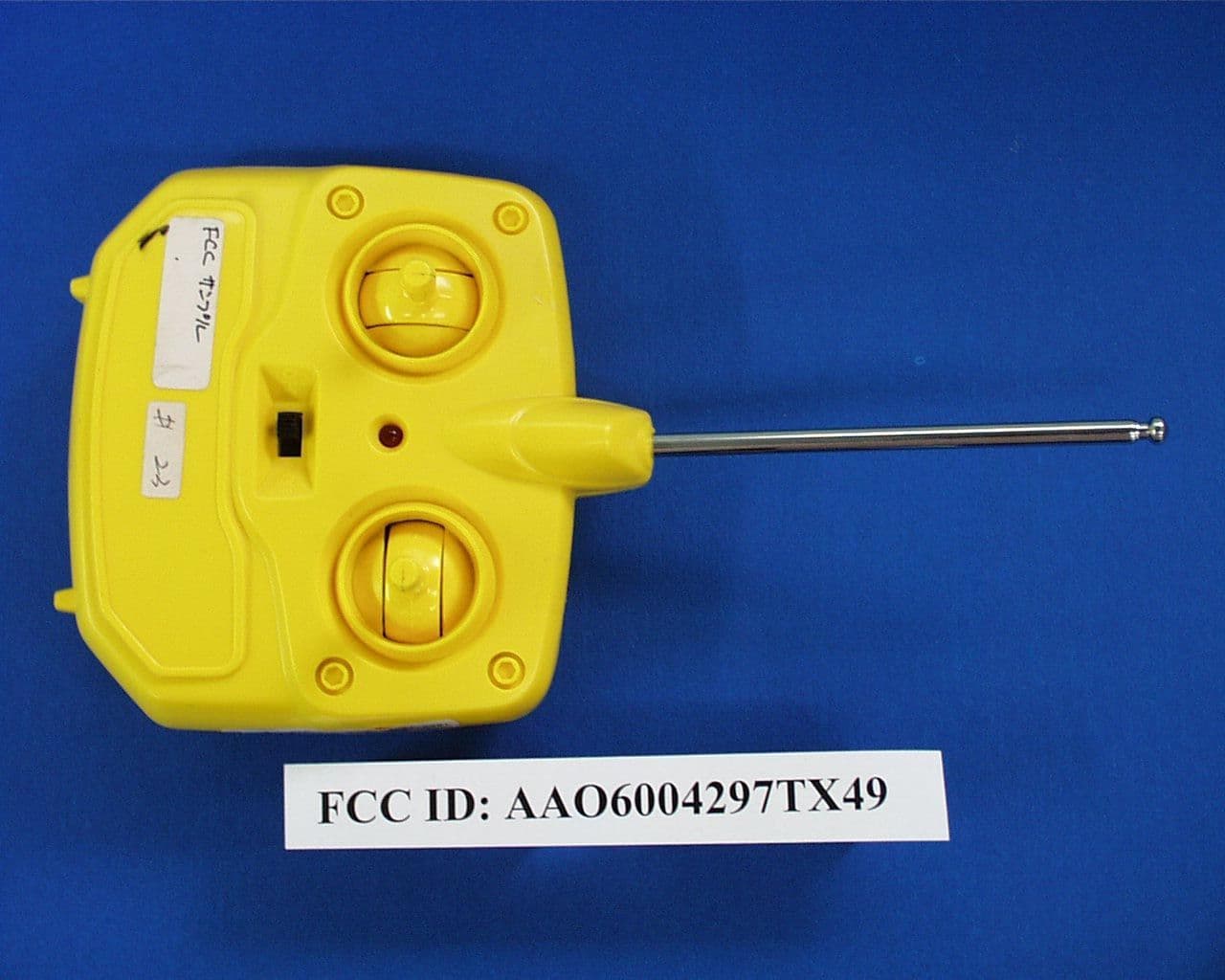Radio Controlled Toy Screamer - FCC ID AAO6004297TX49 - RadioShack Corporation
