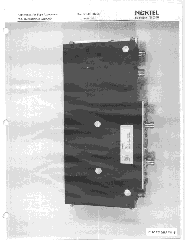 PCB - PCS Licensed Transmitter - FCC ID AB6MCBTS1900B - Avaya Canada Corporation (2)