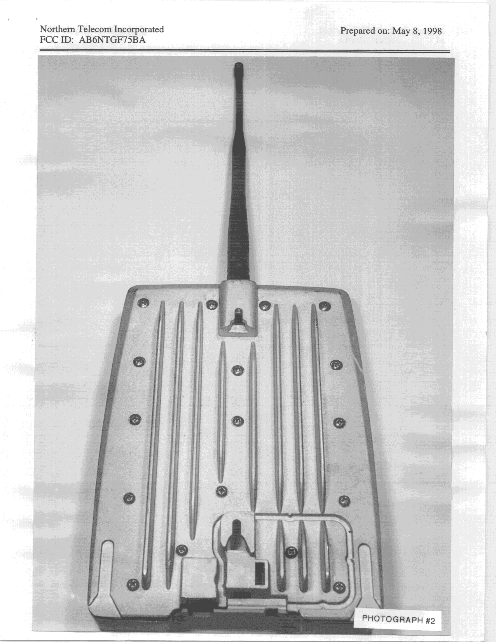 Line Access Unit - FCC ID AB6NTGF75BA - Avaya Canada Corporation