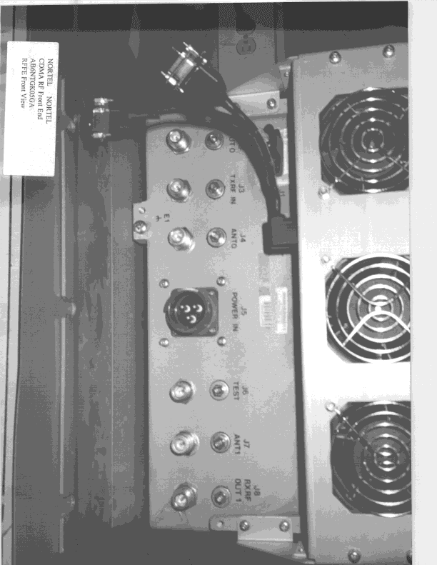Radio Frequency Front End - FCC ID AB6NTGK05GA - Avaya Canada Corporation