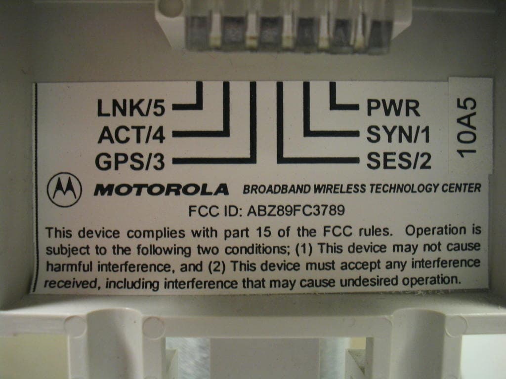 900 MHz Fixed Wireless (ISM) - FCC ID ABZ89FC5809 - Motorola Solutions, Inc.