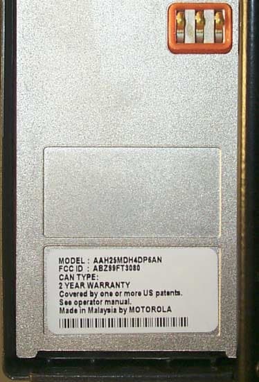HT1250LS+ 220MHz Portable Radio - FCC ID ABZ99FT3080 - Motorola Solutions, Inc.