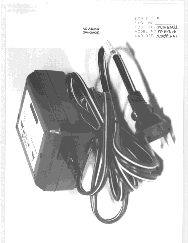 JBP - Part 15 Class B Computing Device Peripheral - FCC ID ACJ5LU0033 - Panasonic Corporation of North America