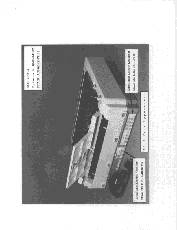 JBP - Part 15 Class B Computing Device Peripheral - FCC ID ACJ5Z6KX-P1131 - Panasonic Corporation of North America (1)