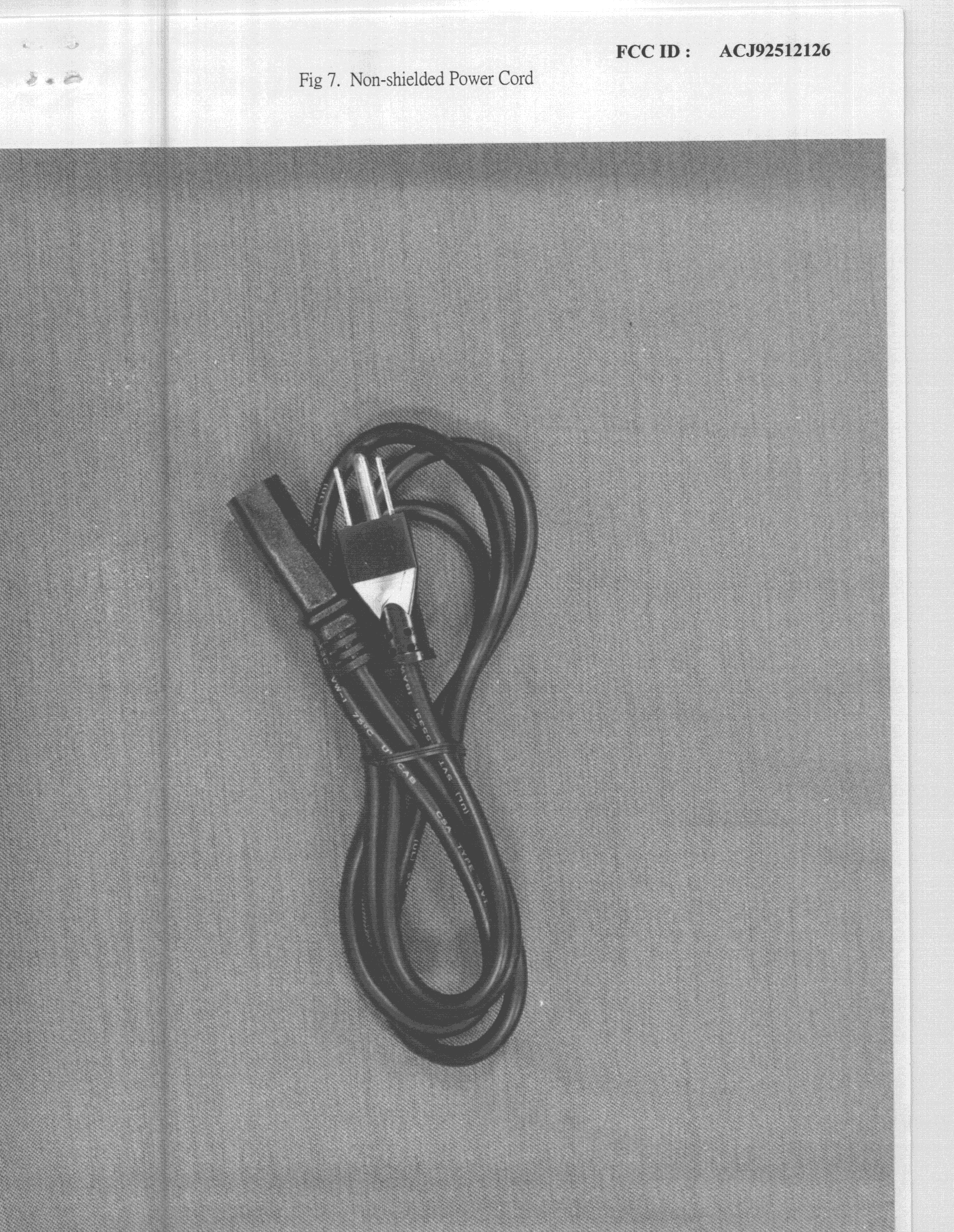 JBP - Part 15 Class B Computing Device Peripheral - FCC ID ACJ92512126 - Panasonic Corporation of North America