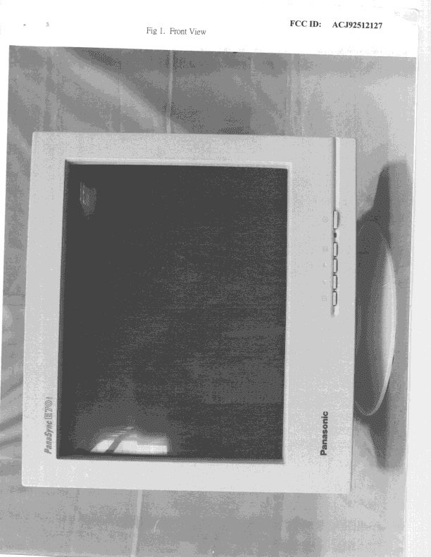 JBP - Part 15 Class B Computing Device Peripheral - FCC ID ACJ92512127 - Panasonic Corporation of North America (3)