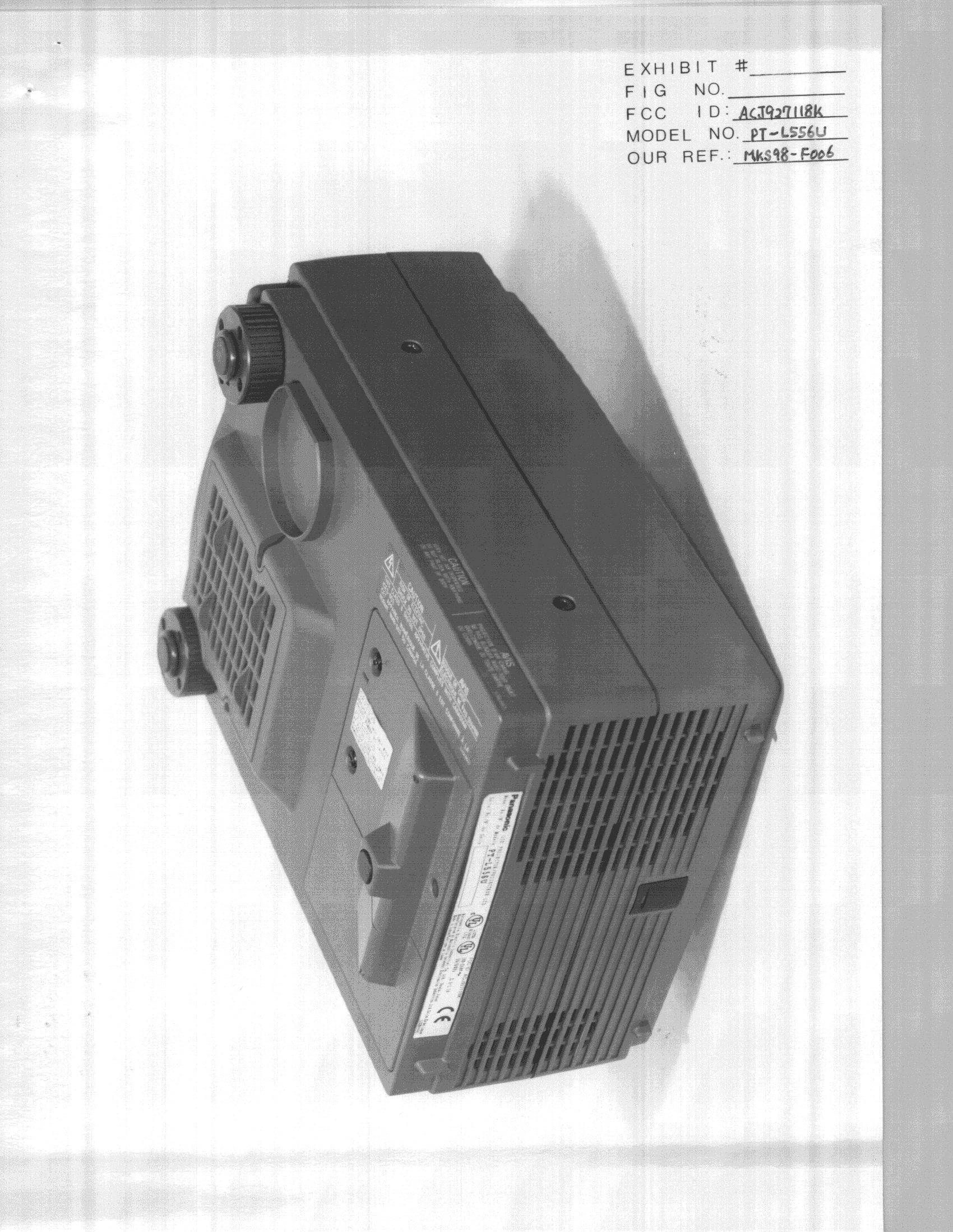 JBP - Part 15 Class B Computing Device Peripheral - FCC ID ACJ927118K - Panasonic Corporation of North America (1)