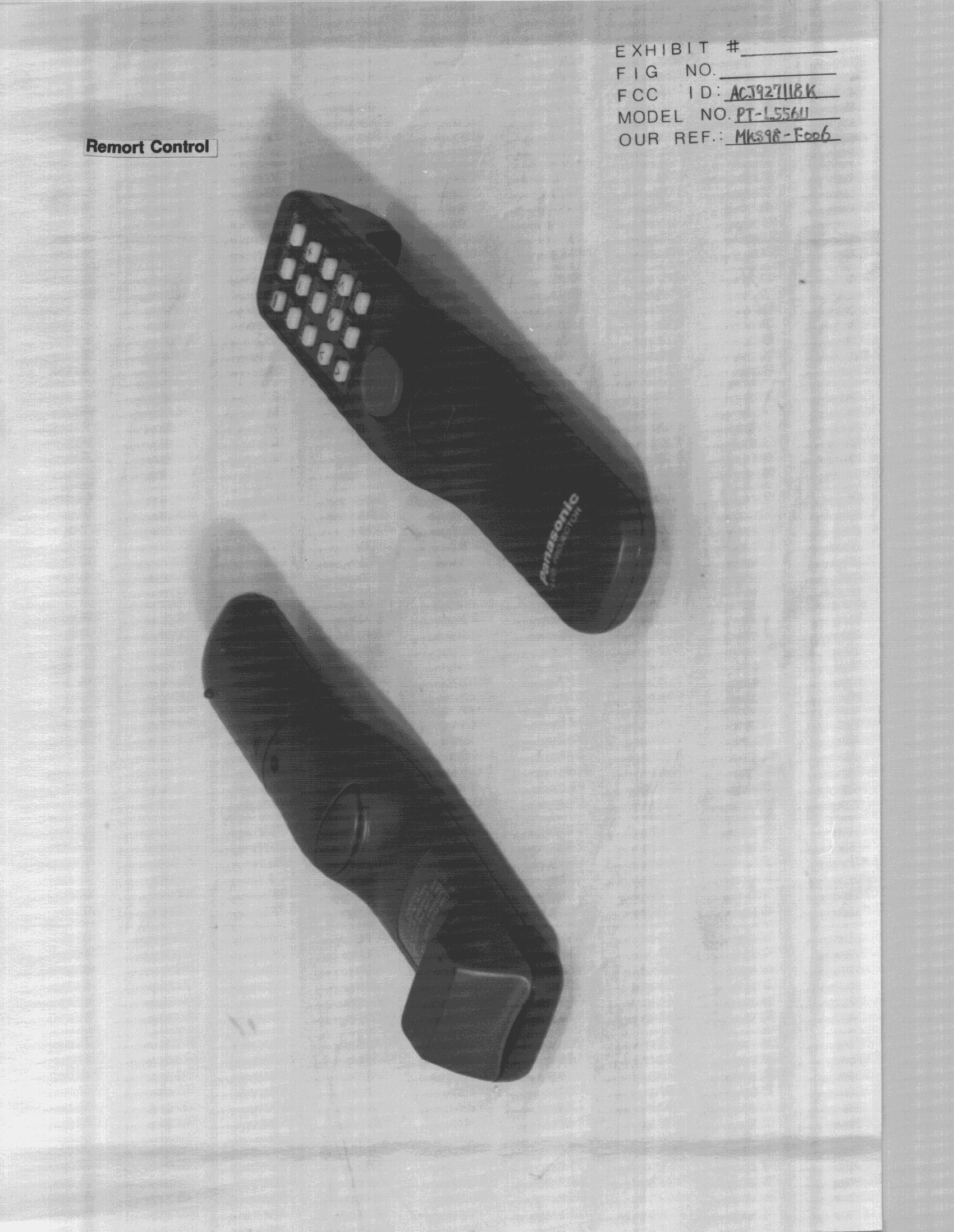 JBP - Part 15 Class B Computing Device Peripheral - FCC ID ACJ927118K - Panasonic Corporation of North America (3)